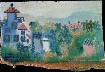 paysage pres sa maison fouras Ölbilder verkaufen - Maison 1931 cubism Pablo Picasso